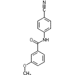 CAS#: 364742-59-6， N-(4-Cyanophenyl)-3-Methoxybenzamide