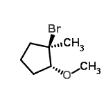 CAS#: 364750-25-4， (1R,2R)-1-Bromo-2-Methoxy-1-Methylcyclopentane