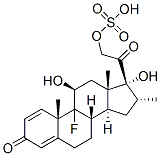 CAS#: 36493-04-6， [2-[(8S,10S,11S,13S,14S,16R,17R)-9-Fluoro-11,17-Dihydroxy-10,13,16-Trimethyl-3-Oxo-6,7,8,11,12,14,15,16-Octahydrocyclopenta[a]Phenanthren-17-Yl]-2-Oxoethyl] Hydrogen Sulfate