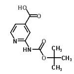 CAS#: 365412-92-6， 2-({[(2-Methyl-2-Propanyl)Oxy]Carbonyl}Amino)Isonicotinic Acid