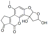 CAS#: 36601-31-7， 2,3,6a,8,9,9a-Hexahydro-8,9a-Dihydroxy-4-Methoxycyclopenta(c)Furo(3',2':4,5)Furo(2,3-h)(1)Benzopyran-1,11-Dione