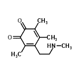 CAS#: 366450-53-5， 3,4,6-Trimethyl-5-[2-(Methylamino)Ethyl]-1,2-Benzoquinone