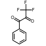structure of CAS# 36750-88-6, 3,3,3-Trifluoro-1-Phenyl-1,2-Propanedione;3,3,3-Trifluoro-1-phenyl-propane-1,2-dione;MFCD11055252;ZINC02557925