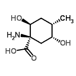 CAS#: 367507-94-6， (1R,2S,4S,5R)-1-Amino-2,5-Dihydroxy-4-Methylcyclohexanecarboxylic Acid
