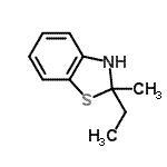 CAS#: 36777-92-1， 2-Ethyl-2-Methyl-2,3-Dihydro-1,3-Benzothiazole
