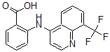结构式 CAS# 36783-34-3, 2-[[8-(三氟甲基)喹啉-4-基]氨基]苯甲酸