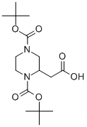 CAS#: 368442-00-6， 1,4-Di-Boc-2-Piperazineacetic Acid