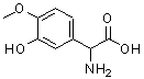 CAS#: 368858-99-5， Amino(3-Hydroxy-4-Methoxyphenyl)Acetic Acid