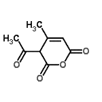 CAS#: 368876-43-1， 3-Acetyl-4-Methyl-2H-Pyran-2,6(3H)-Dione