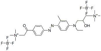CAS#: 36936-37-5， [3-[Ethyl-[3-Methyl-4-[4-(2-Trimethylazaniumylacetyl)Phenyl]Diazenylphenyl]Amino]-2-Hydroxypropyl]-Trimethylazanium Ditetrafluoroborate