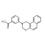 CAS#: 369394-54-7， 3-(1H-Naphtho[1,2-e][1,3]Oxazin-2(3H)-Yl)Benzoic Acid