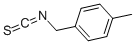 structure of CAS# 3694-46-0, 4-Methylbenzyl Isothiocyanate;1-(Isothiocyanatomethyl)-4-Methyl-Benzene;4-12-00-02578 (Beilstein Handbook Reference);Benzene, 1-(Isothiocyanatomethyl)-4-Methyl-