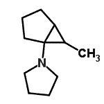 CAS 登录号：36955-12-1， 1-(6-甲基双环[3.1.0]己-1-基)吡咯烷