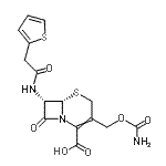 CAS#: 37051-05-1， (6S,7S)-3-[(Carbamoyloxy)Methyl]-8-Oxo-7-[(2-Thienylacetyl)Amino]-5-Thia-1-Azabicyclo[4.2.0]Oct-2-Ene-2-Carboxylic Acid