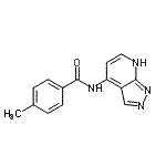 CAS#: 370589-16-5， 4-Methyl-N-(1H-Pyrazolo[3,4-b]Pyridin-4-Yl)Benzamide