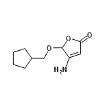 CAS#: 370876-84-9， 4-Amino-5-(Cyclopentylmethoxy)-2(5H)-Furanone