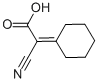 structure of CAS# 37107-50-9, Cyclohexylidenecyanoacetic Acid;2-Cyano-2-Cyclohexylidene-Acetic Acid;2-Cyano-2-Cyclohexylidene-Ethanoic Acid;Nsc124616