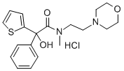 CAS#: 37109-12-9， 2-Hydroxy-N-Methyl-N-(2-Morpholin-4-Ylethyl)-2-Phenyl-2-Thiophen-2-Ylacetamide Hydrochloride