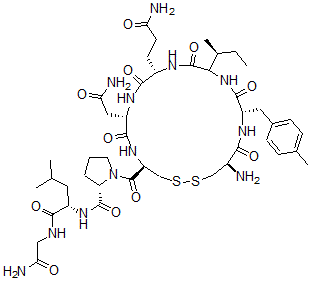 CAS#: 3714-57-6， 2-(4-methyl-L-phenylalanine)-Oxytocin