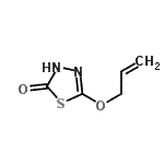 CAS#: 37158-86-4， 5-(Allyloxy)-1,3,4-Thiadiazol-2(3H)-One