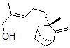 CAS#: 37172-32-0， 2-Methyl-5-[(1S,4R,6R)-6-Methyl-5-Methylidene-6-Bicyclo[2.2.1]Heptanyl]Pent-2-En-1-Ol
