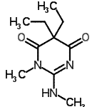 CAS#: 371952-49-7， 5,5-Diethyl-1-Methyl-2-(Methylamino)-4,6(1H,5H)-Pyrimidinedione