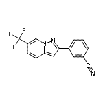 CAS#: 372122-60-6， 3-[6-(Trifluoromethyl)Pyrazolo[1,5-a]Pyridin-2-Yl]Benzonitrile