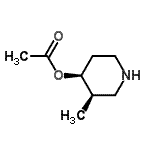 CAS 登录号：373603-82-8， (3R,4S)-3-甲基-4-哌啶基乙酸酯