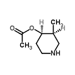 CAS#: 373603-85-1， [(3S,4R)-3-Methyl-4-Piperidyl] Acetate