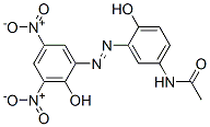 CAS#: 3738-04-3， N-[3-[2-(2-Hydroxy-3,5-Dinitrophenyl)Hydrazinyl]-4-Oxo-1-Cyclohexa-2,5-Dienylidene]Acetamide