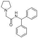 CAS#: 37390-27-5， N-[Di(Phenyl)Methyl]-2-Pyrrolidin-1-Ylacetamide