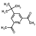CAS#: 374072-83-0， 1,1'-[4-(2-Methyl-2-Propanyl)-2,6-Pyridinediyl]Diethanone
