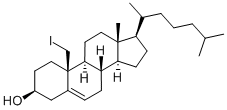 结构式 CAS# 37414-03-2, 19-碘胆固醇