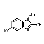 CAS#: 37422-26-7， 1,2-Dimethyl-1H-Benzimidazol-5-Ol