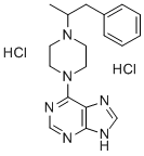 CAS#: 37424-74-1， 2-[4-(1-Phenylpropan-2-Yl)Piperazin-1-Yl]-7H-Purine Dihydrochloride