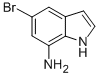 structure of CAS# 374537-99-2, 7-Amino-5-Bromoindole;7-Amino-5-Bromoindole,97%;5-BROMO-1H-INDOL-7-AMINE;7-AMINO-5-BROMOINDOLE
