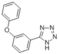 structure of CAS# 374538-02-0, 5-(3-Phenoxyphenyl)-1H-Tetrazole;5-(3-PHENOXYPHENYL)-1H-TETRAZOLE