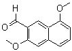structure of CAS# 374538-05-3, 3,8-Dimethoxy-2-Naphthaldehyde;3,8-DIMETHOXY-2-NAPHTHALDEHYDE