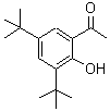 结构式 CAS# 37456-29-4, 1-[3,5-二(叔丁基)-2-羟基苯基]乙烷-1-酮