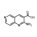 CAS#: 37486-04-7， 2-Amino-1,6-Naphthyridine-3-Carboxylic Acid