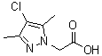 structure of CAS# 374913-86-7, (4-Chloro-3,5-Dimethyl-1H-Pyrazol-1-Yl)Acetic Acid;(4-Chloro-3,5-dimethyl-pyrazol-1-yl)-acetic acid;2-(4-chloro-3,5-dimethyl-1H-pyrazol-1-yl)acetic acid;2-(4-chloro-3,5-dimethylpyrazolyl)acetic acid