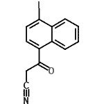 CAS#: 374926-10-0， 3-(4-Iodo-1-Naphthyl)-3-Oxopropanenitrile