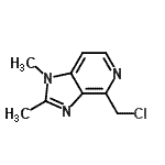 CAS#: 375352-00-4， 4-(Chloromethyl)-1,2-Dimethyl-1H-Imidazo[4,5-c]Pyridine