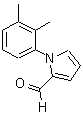 structure of CAS# 37560-46-6, 1-(2,3-Dimethylphenyl)-1H-Pyrrole-2-Carbaldehyde;1-(2,3-dimethylphenyl)-1H-pyrrole-2-carbaldehyde;ZINC02582721