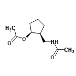 CAS 登录号：375819-08-2， (1S,2S)-2-(乙酰氨基甲基)环戊基乙酸酯