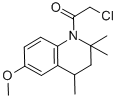 structure of CAS# 376371-15-2, 2-Chloro-1-(6-Methoxy-2,2,4-Trimethyl-3,4-Dihydro-2H-Quinolin-1-Yl)-Ethanone;Zinc00308549