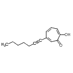 CAS#: 376390-59-9， 6-(1-Heptyn-1-Yl)-2-Hydroxy-2,4,6-Cycloheptatrien-1-One