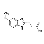 CAS#: 37640-73-6， 3-(5-Methoxy-1H-Benzimidazol-2-Yl)Propanoic Acid