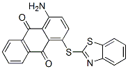 CAS 登录号:3767-68-8, 1-氨基-4-(1,3-苯并噻唑-2-基硫基)蒽-9,10-二酮