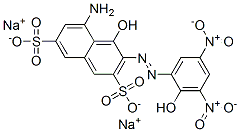 CAS#: 3769-61-7， Disodium (3E)-5-Amino-3-[(2-Hydroxy-3,5-Dinitrophenyl)Hydrazinylidene]-4-Oxonaphthalene-2,7-Disulfonate